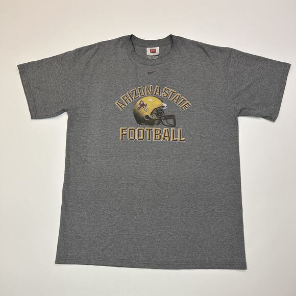 Vtg Arizona State Sun Devils Shirt Men Large Nike Center Swoosh College Football - Picture 1 of 13